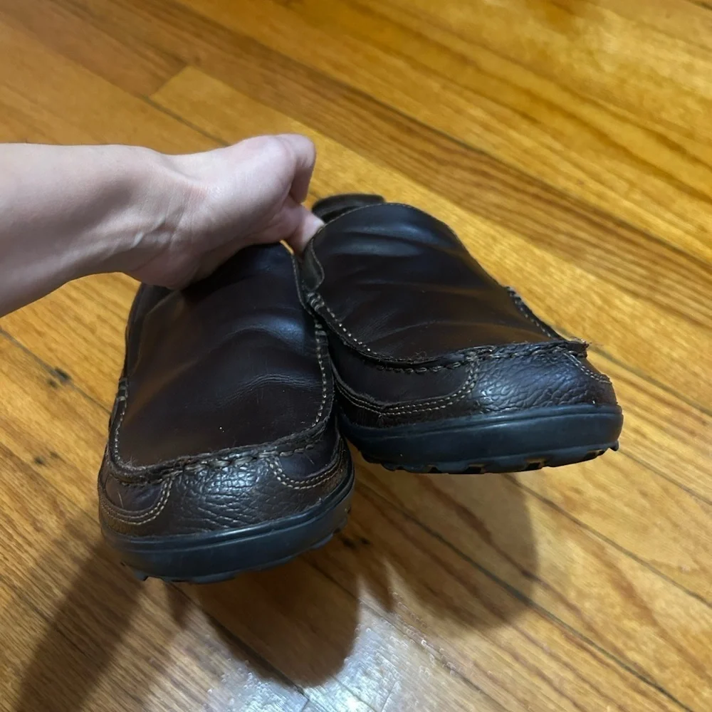 Cole Haan Men's Shoes Brown Tucker Venetian Leather Slip On Size 11.5 M